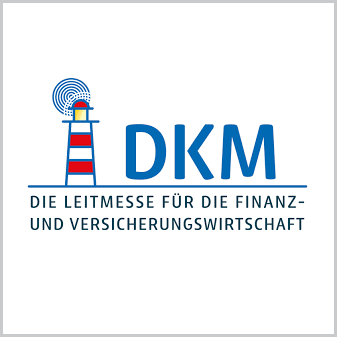 Logo DKM die Leitmesse für die Finanz- uns Versicherungswirtschaft
