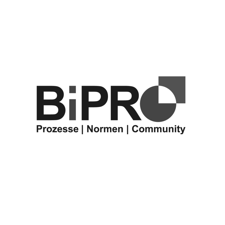 Logo BiPRO schwarzweiß